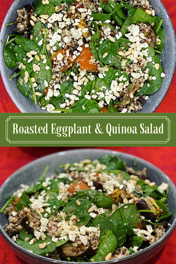 Roasted Eggplant & Quinoa Salad – Dirty Apron Recipes